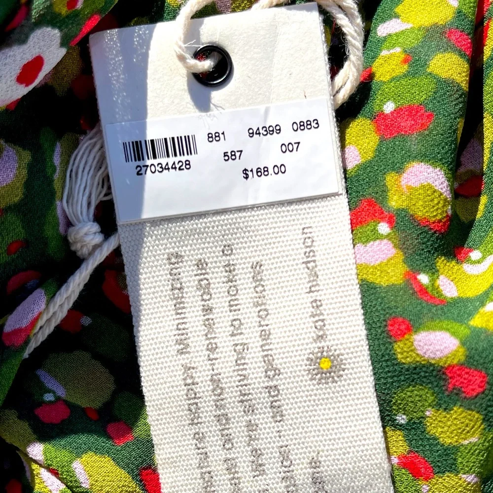 Happy X Nature Women’s Green Floral Maxi Dress | Size M
